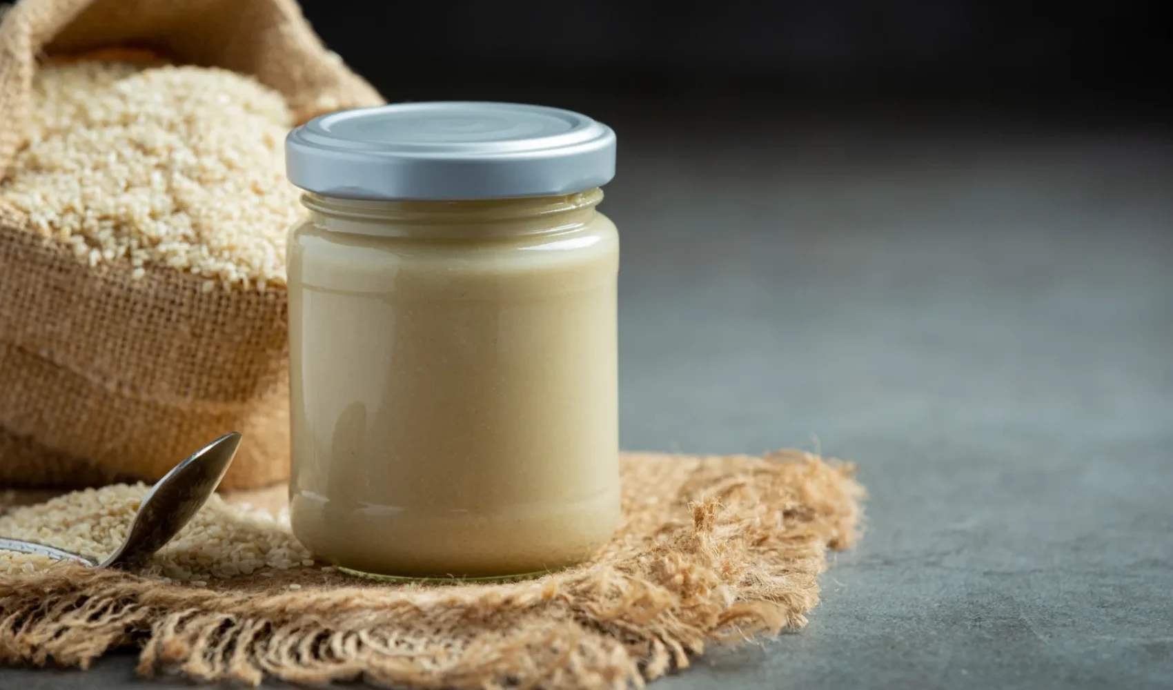 tahini jar